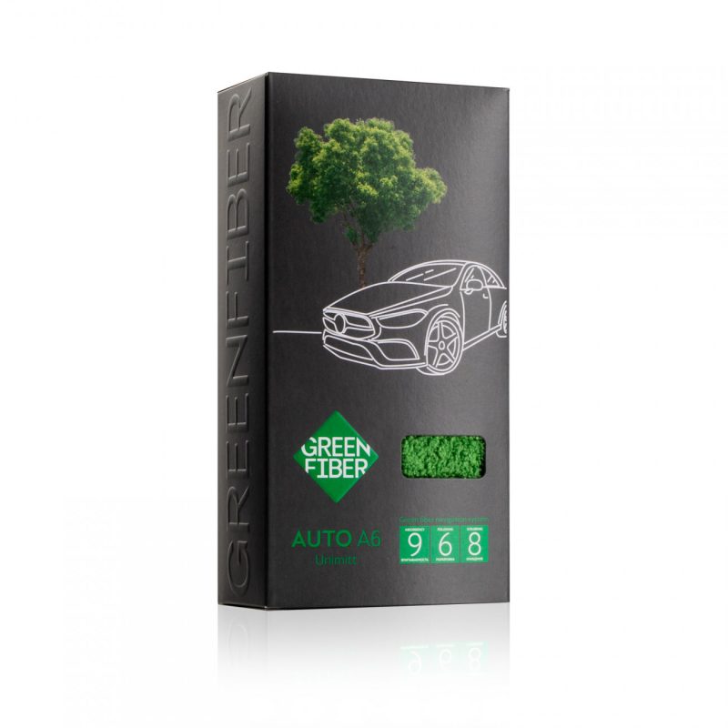 Green Fiber AUTO А6, Варежка универсальная, серо-зеленая